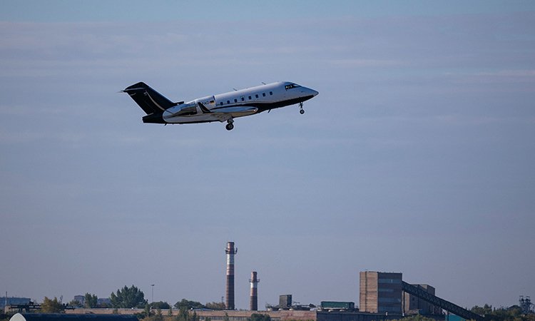 An air ambulance took off from Russia carrying Alexei Navalny to Germany for treatment.
