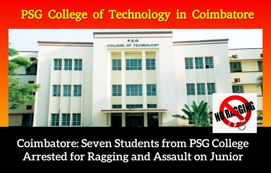 A second-year engineering student at PSG College of Technology, was reportedly subjected to an assault by his seniors, during which they also forcibly shaved his head.
